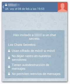 Telegram Invitacion a Chat Secreto